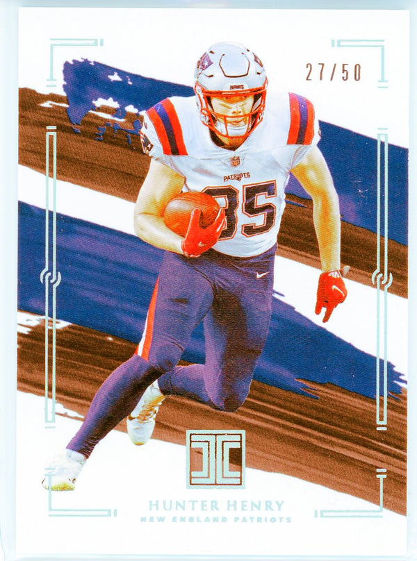 Hunter Henry 2021 Panini Impeccable Card #69