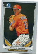 Carlos Correa 2014 Bowman Chrome Rookie Card #CTP-3