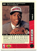 Allen Iverson 1996 Upper Deck Rookie Card