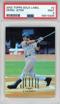 Derek Jeter 2002 Topps Gold Label Card #2 (PSA)