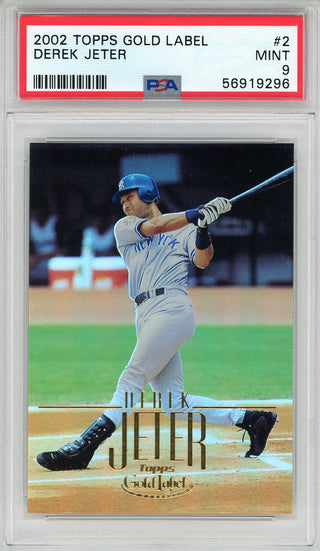 Derek Jeter 2002 Topps Gold Label Card #2 (PSA)