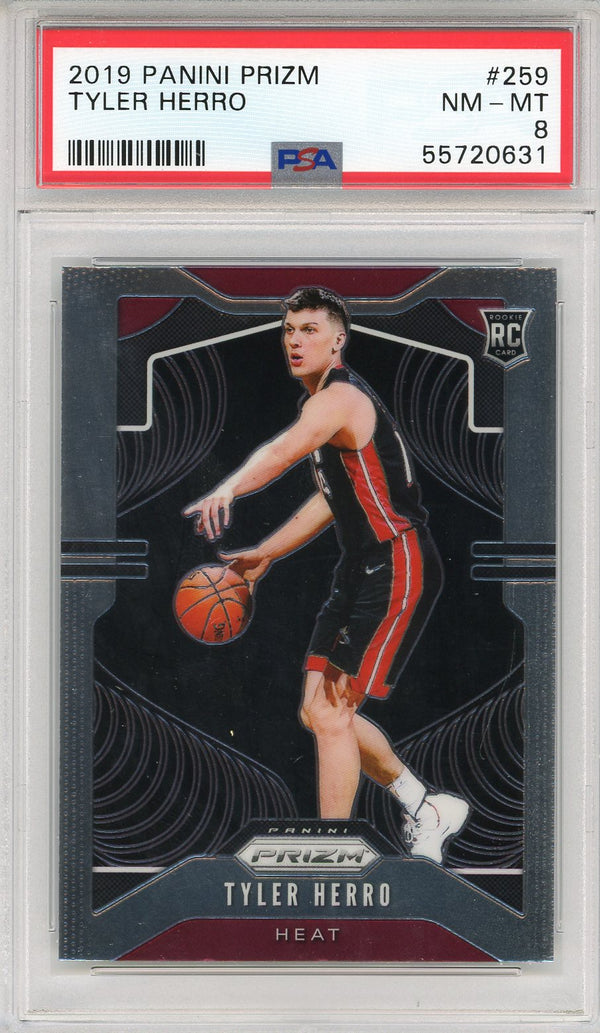 Tyler Herro 2019 Panini Prizm Rookie Card #259 (PSA)