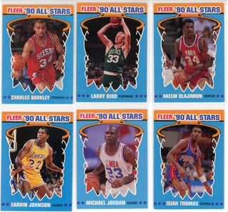 1990-91 Fleer All-Stars Sticker Set (1-12)