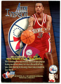 Allen Iverson Skybox Z Force Rookie Card