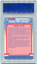 Michael Jordan 1988 Fleer Super Star Sticker PSA 6