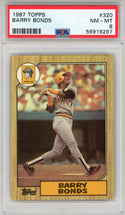 Barry Bonds 1987 Topps Rookie Card #320 (PSA)