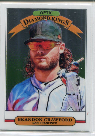 Brandon Crawford 2019 Donruss Optic Diamond Kings Card