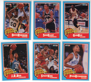 1990-91 Fleer Rookie Sensations Set (1-10)