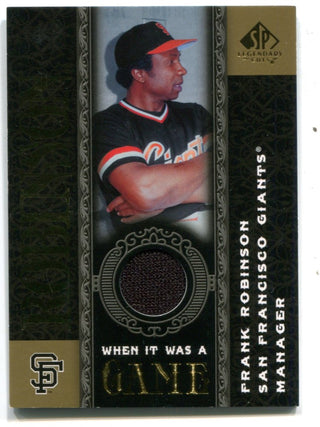 Frank Robinson 2007 Upper Deck SP Legendary Cuts #WGFR Jersey Card