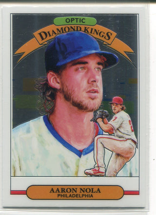 Aaron Nola 2019 Donruss Optic Diamond Kings Card