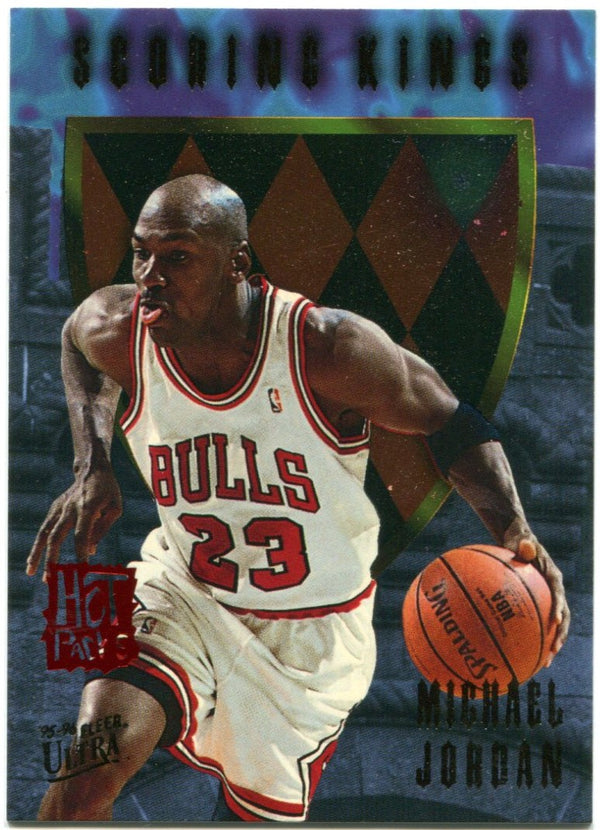 Michael Jordan 1996 Fleer Ultra Hot Packs Scoring Kings