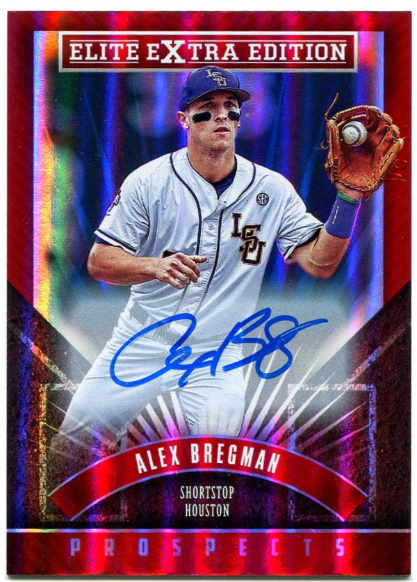 Alex Bregman Panini Elite Extra Edition Signed 2015