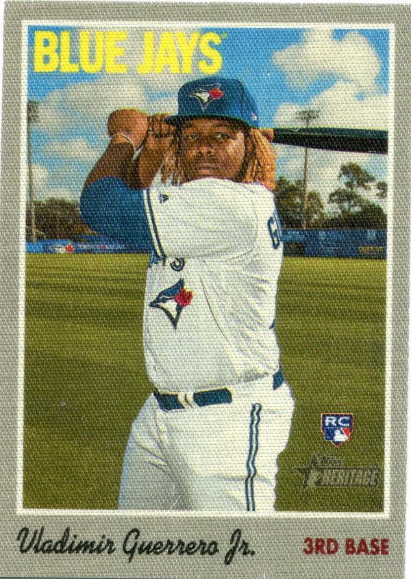 Vladimir Guerrero Jr. 2019 Topps Heritage Rookie Card #29