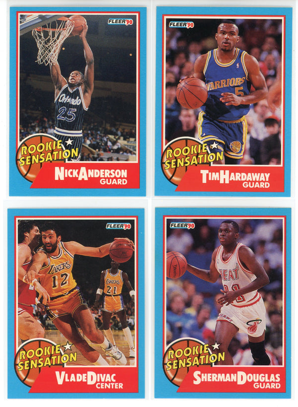 1990-91 Fleer Rookie Sensations Set (1-10)