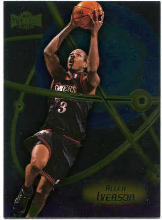 Allen Iverson 1998 Skybox Metal Universe Card