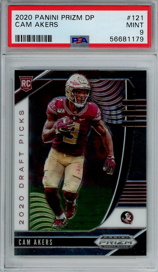 Cam Akers 2020 Panini Prizm DP Grade 9 Card #121