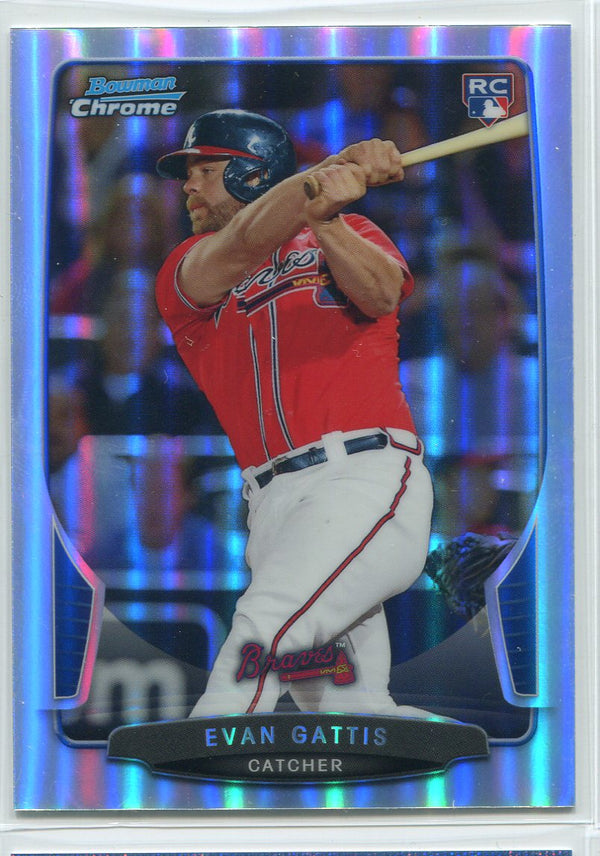 Evan Gattis 2013 Bowman Chrome Refractor Rookie Card