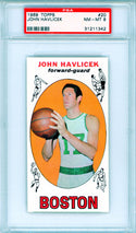 John Havlicek 1969 Topps Card  #20 (PSA NM-MT 8)