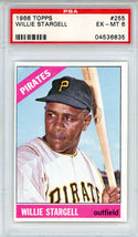 Willie Stargell 1966 Topps Card #255 (PSA EX-MT 6)