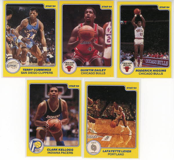 1983-84 Star Basketball All-Rookies Set (1-10)