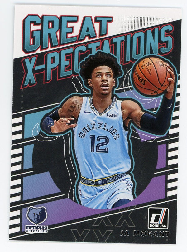 Ja Morant 2019 Panini Donruss #17 Great Expectations Card