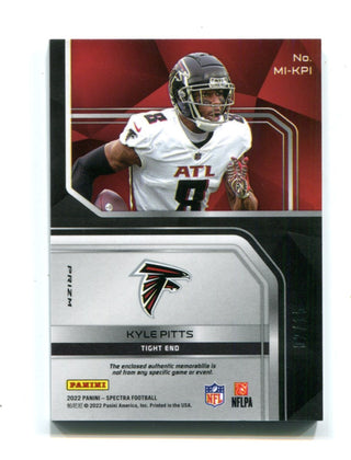 Kyle Pitts 2022 Panini Spectra Max Impact Pink Hyper Jersey Card #MIKPI 02/15