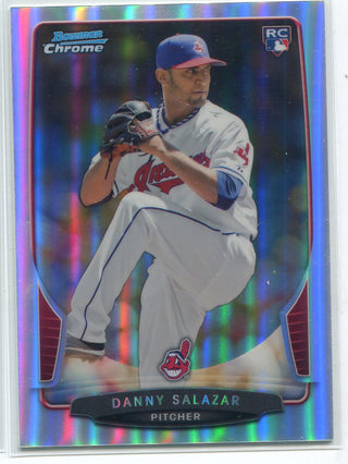 Danny Salazar 2013 Bowman Chrome Refractor Rookie Card