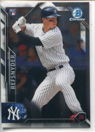 Rob Refsnyder 2016 Bowman Chrome Rookie Card