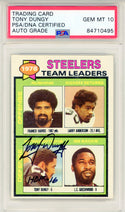 Tony Dungy "HOF 16" Autographed 1979 Topps Card #19 (PSA Auto GEM MT 10)