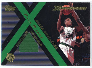 Paul Pierce 2001 Topps Xpectations Patch Card #CC-PP