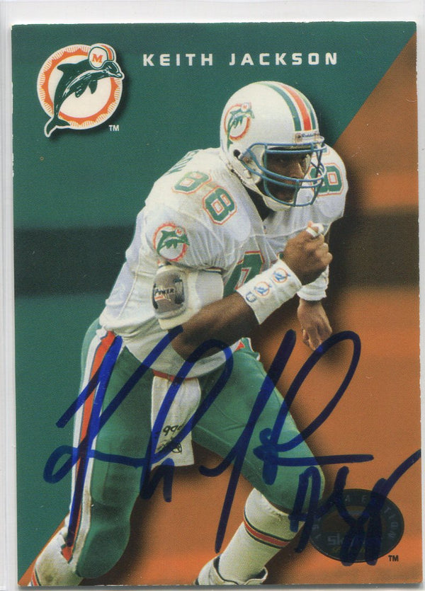 Keith Jackson Autographed 1993 Skybox Card