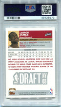 LeBron James 2003 Topps Rookie Card Mint 9 (PSA)