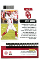 Kyler Murray Panini Contenders Draft Picks 2021 04/49