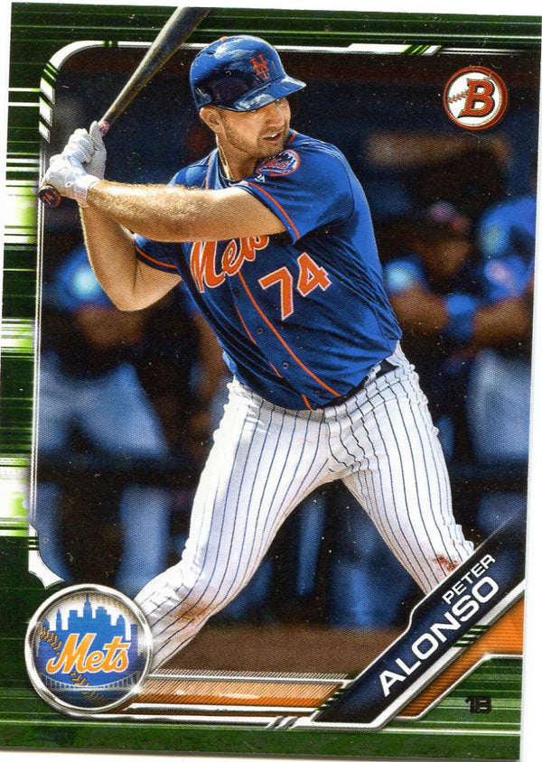 Pete Alonso 2019 Bowman Green Rookie Card #BP-127