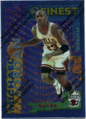 Michael Jordan  Jason Caffey Duel Card Topps Finest 1996