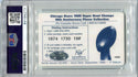 Walter Payton 1985 Calling Card Autograph PSA AUTHENTIC