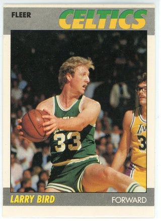 Larry Bird 1987 Fleer Card #11