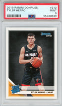 Tyler Herro 2019 Panini Donruss Rookie Card #212 (PSA)