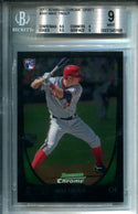 Mike Trout 2011 Bowman Chrome Draft Card #101 9 MT (Beckett)