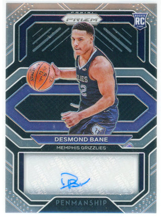 Desmond Bane Autographed 2020-21 Panini Prizm Rookie Card #RP-DBN