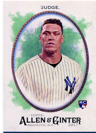 Aaron Judge 2017 Topps Heritage Rookie Card