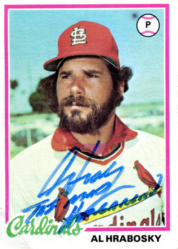 Al Hrabosky Autographed 1978 Topps Card