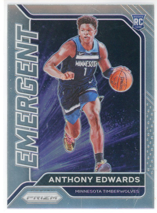 Anthony Edwards 2020-21 Panini Prizm Emergent Rookie Card #3