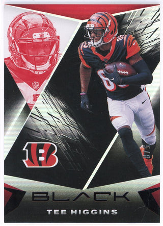 Tee Higgins 2021 Panini Black Card #22