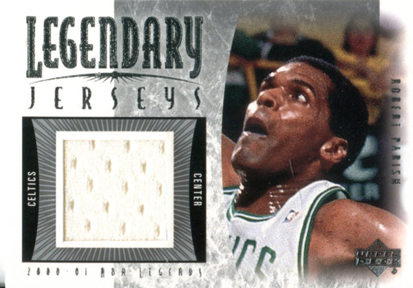 Robert Parish 2001 Upper Deck Game Used Jersey Card