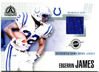 Edgerrin James Pacific Adrenaline Jersey Card 2002