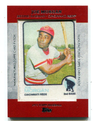 Joe Morgan 2013 Topps #MCP16 Manufactured Patch Card