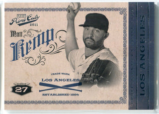 Matt Kemp 2011 Panini Playoff Prime Cuts Card 18/99