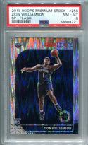 Zion Williamson 2019 Panini Hoops Premium Stock Flash#258 PSA 8