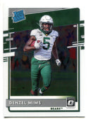 Denzil Mims 2020 Panini Chronicles Draft Picks Donruss Optic Rookie Card